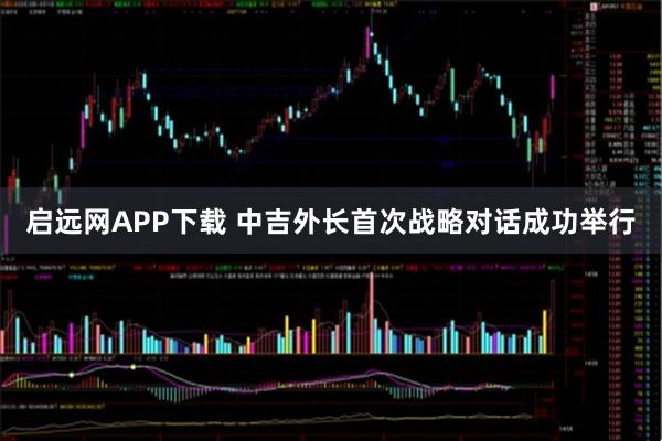 启远网APP下载 中吉外长首次战略对话成功举行